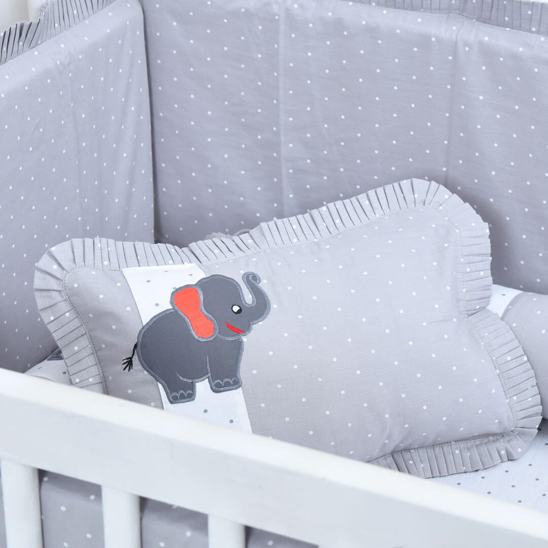 Polka Dotted Crib Bumpers