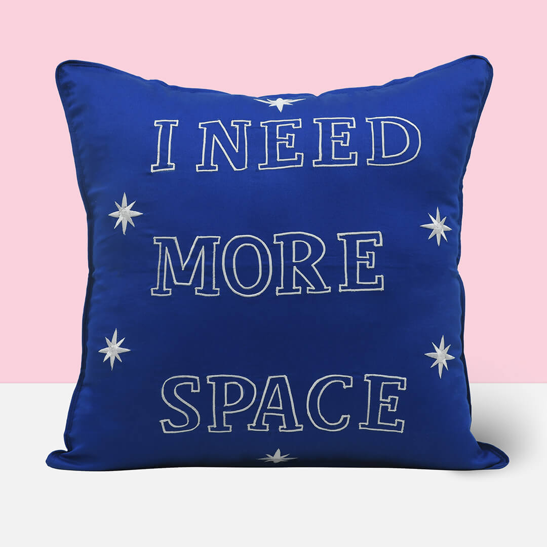 Blue Space Cushion