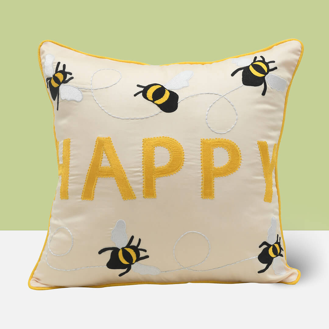 Happy Bee Cushion