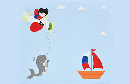 Airplane Fishing Blanket